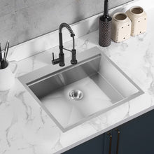 Load image into Gallery viewer, 28&quot; x 22&quot; Single Bowl Stainless Steel Drop In Kitchen Sink (18 Gauge) ｜ALWEN
