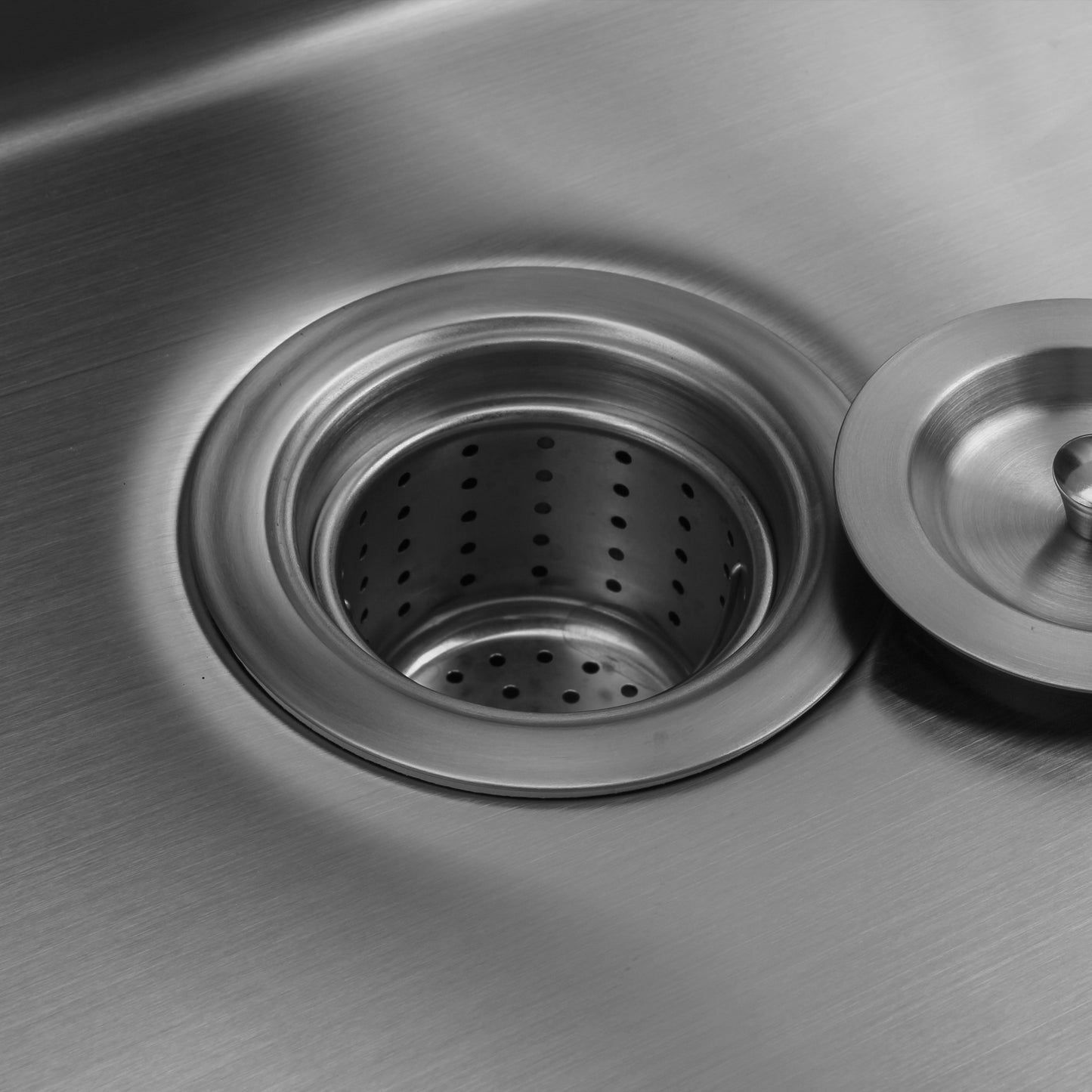 28" x 22" Single Bowl Stainless Steel Drop In Kitchen Sink (18 Gauge) ｜ALWEN