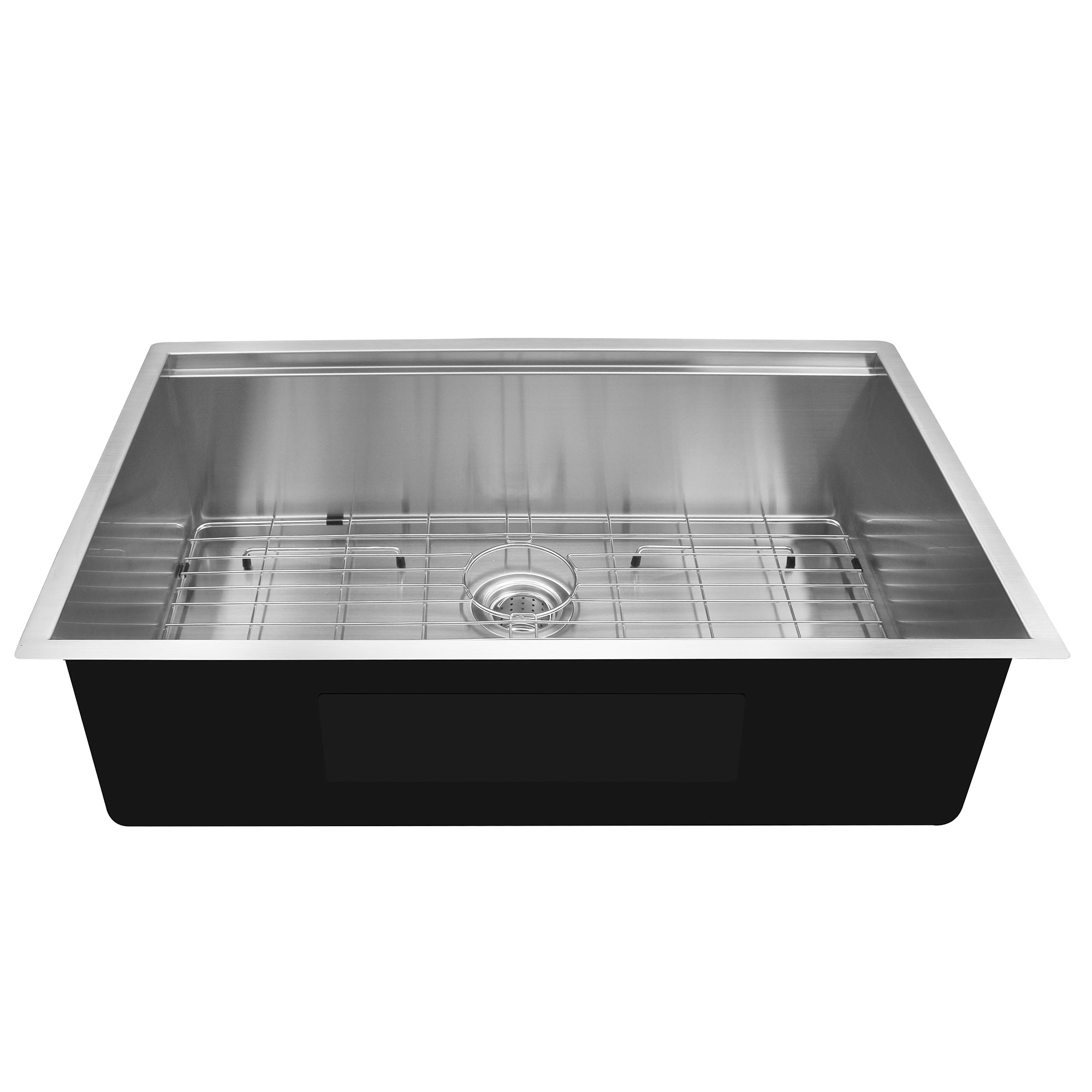 33" x 21" Single Bowl Stainless Steel Undermount Workstation Kitchen Sink (18 Gauge) ｜ALWEN