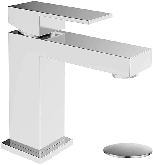 Single Hole Bathroom Faucet - CHROME（Made of Solid Brass）｜ALWEN