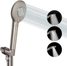 Load image into Gallery viewer, High Pressure Handheld Shower Head with PP Cotton Filter-3 Function Brushed Nickel
