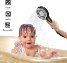 Load image into Gallery viewer, High Pressure Handheld Shower Head with PP Cotton Filter-3 Function Matte Black
