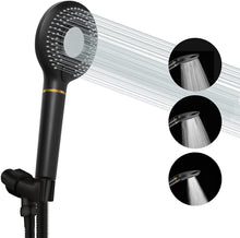Load image into Gallery viewer, High Pressure Handheld Shower Head with PP Cotton Filter-3 Function Matte Black
