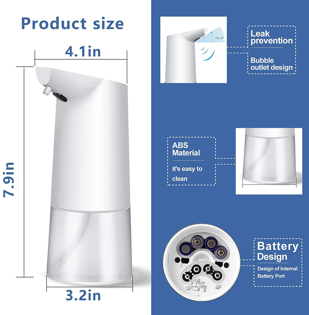 Touchless Automatic Infrared Sensor Soap Dispenser 320ML/ 10.8OZ