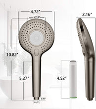 Load image into Gallery viewer, High Pressure Handheld Shower Head with PP Cotton Filter-3 Function Brushed Nickel
