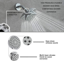Load image into Gallery viewer, Chrome 4 Inch Shower Faucet wih Tub Spout Combo (Valve Included) ｜ALWEN
