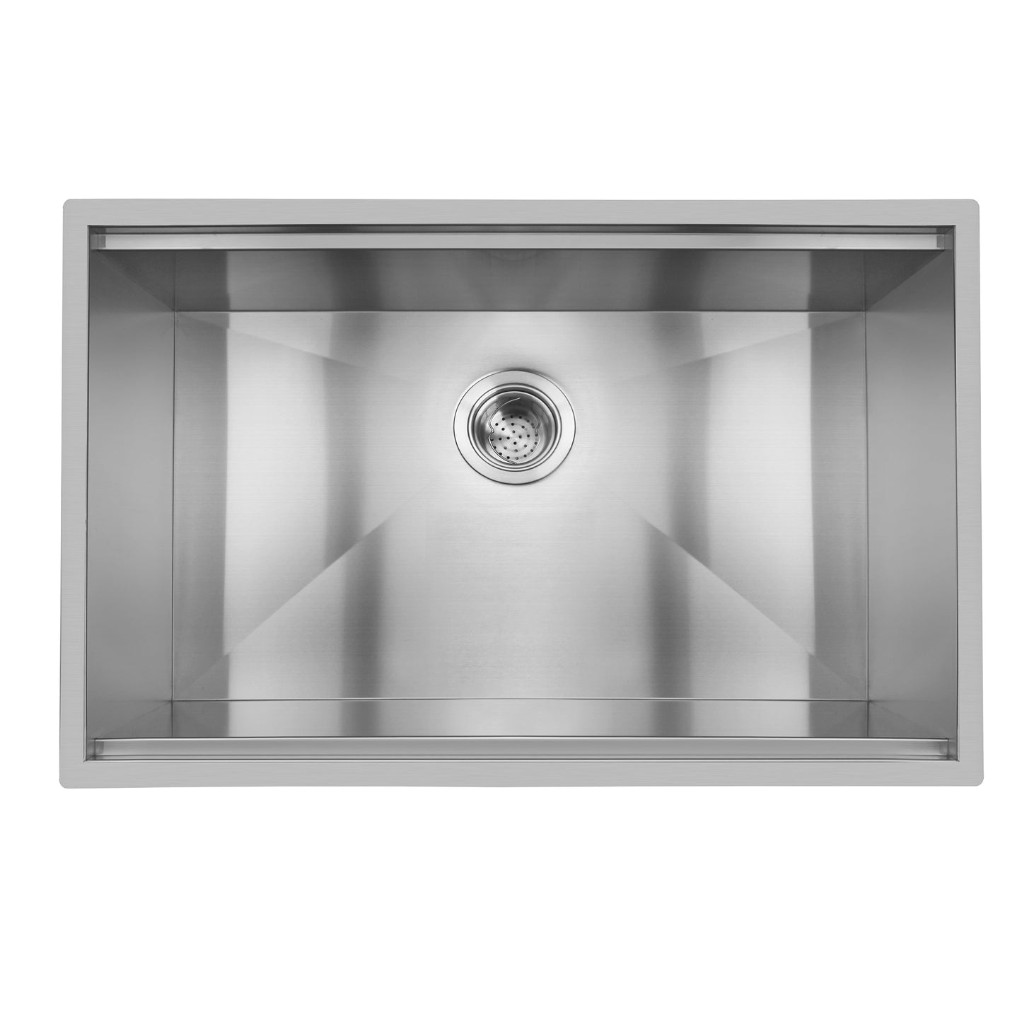 33" x 21" Single Bowl Stainless Steel Undermount Workstation Kitchen Sink (18 Gauge) ｜ALWEN